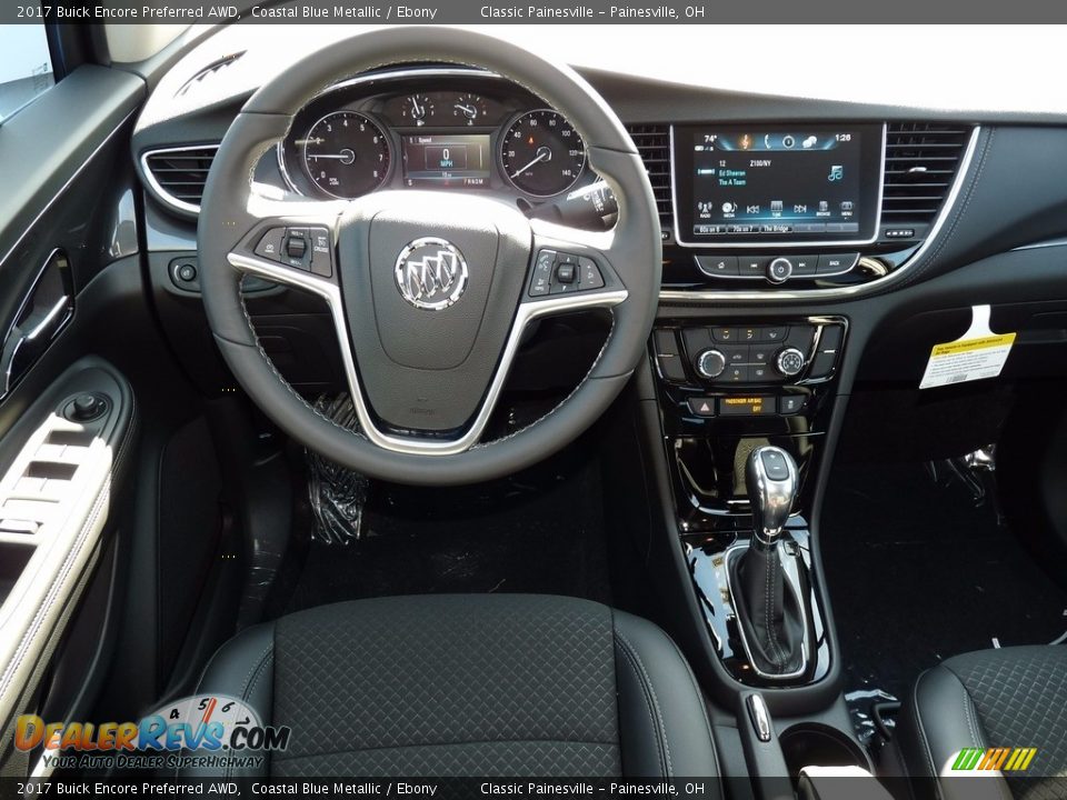 2017 Buick Encore Preferred AWD Coastal Blue Metallic / Ebony Photo #8