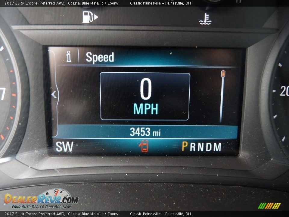 2017 Buick Encore Preferred AWD Coastal Blue Metallic / Ebony Photo #9