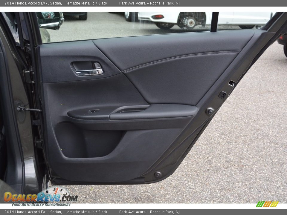 2014 Honda Accord EX-L Sedan Hematite Metallic / Black Photo #25