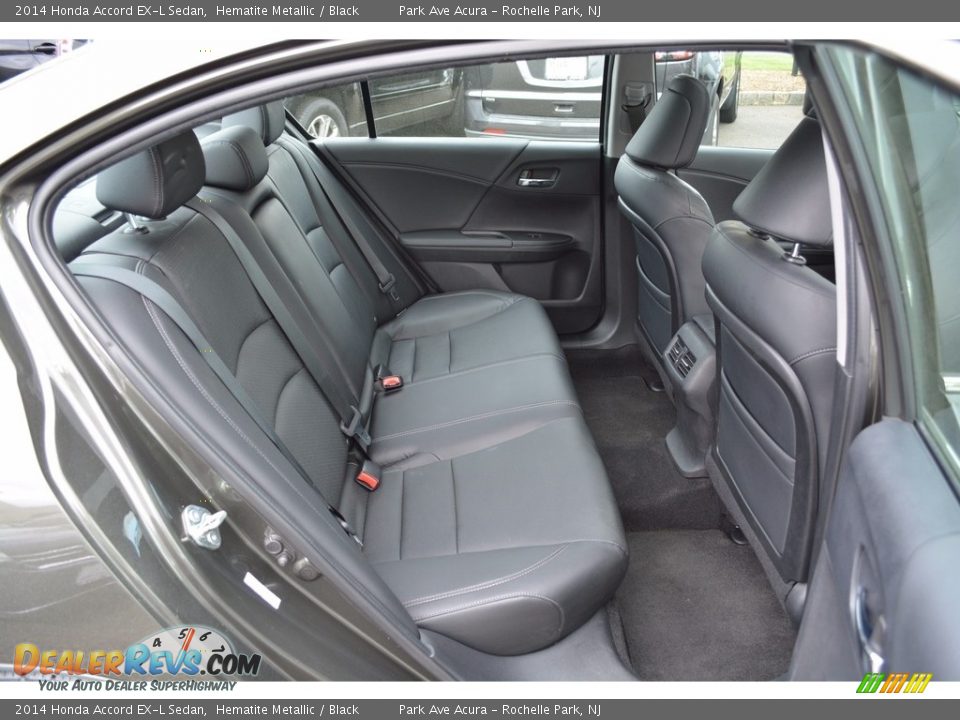2014 Honda Accord EX-L Sedan Hematite Metallic / Black Photo #26