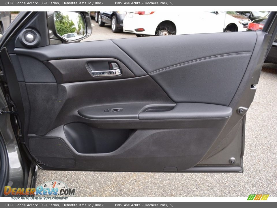 2014 Honda Accord EX-L Sedan Hematite Metallic / Black Photo #27