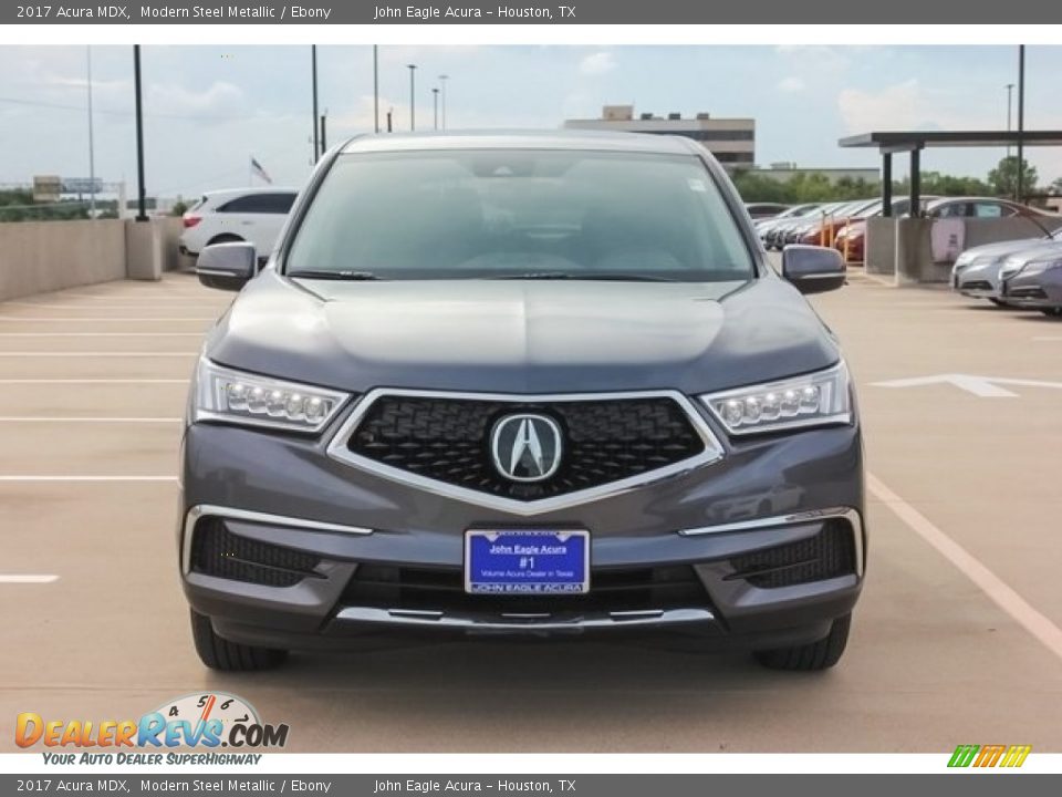 2017 Acura MDX Modern Steel Metallic / Ebony Photo #2