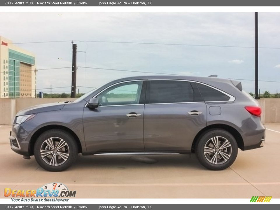 2017 Acura MDX Modern Steel Metallic / Ebony Photo #4