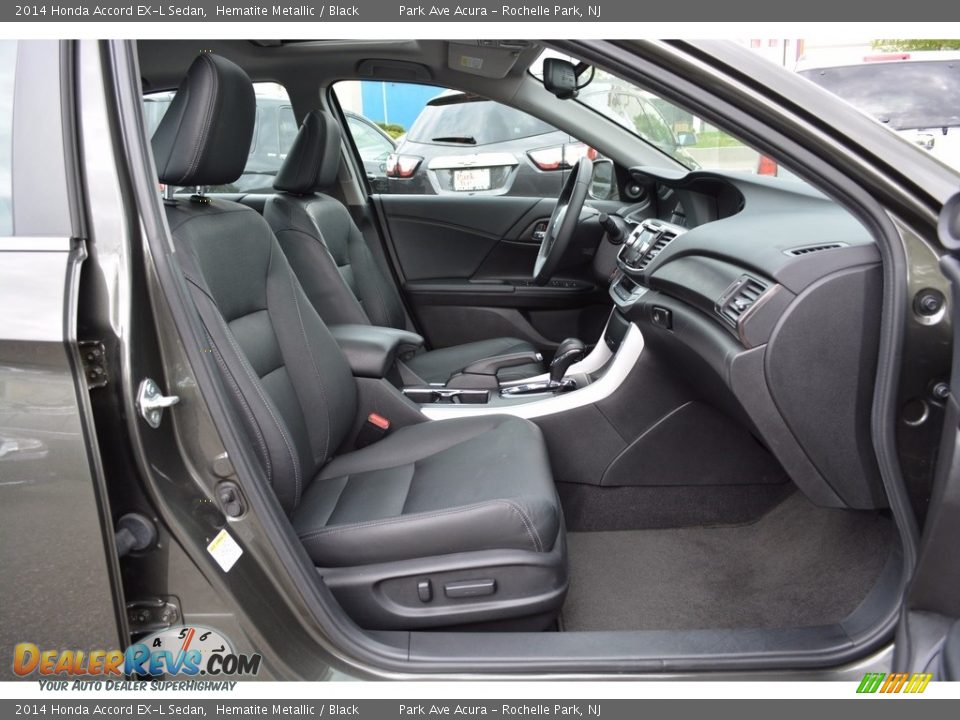 2014 Honda Accord EX-L Sedan Hematite Metallic / Black Photo #29