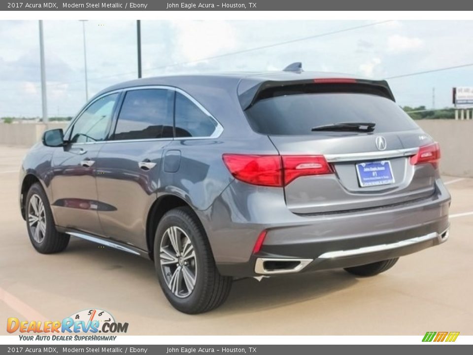 2017 Acura MDX Modern Steel Metallic / Ebony Photo #5