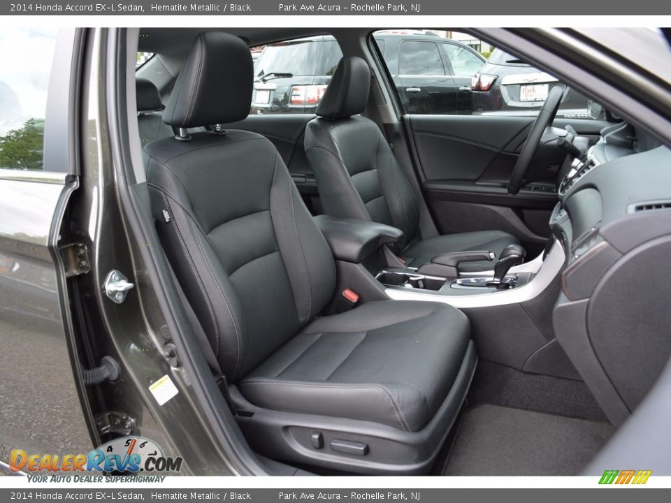 2014 Honda Accord EX-L Sedan Hematite Metallic / Black Photo #30