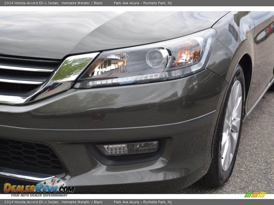 2014 Honda Accord EX-L Sedan Hematite Metallic / Black Photo #32