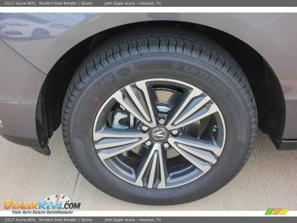 2017 Acura MDX Modern Steel Metallic / Ebony Photo #14