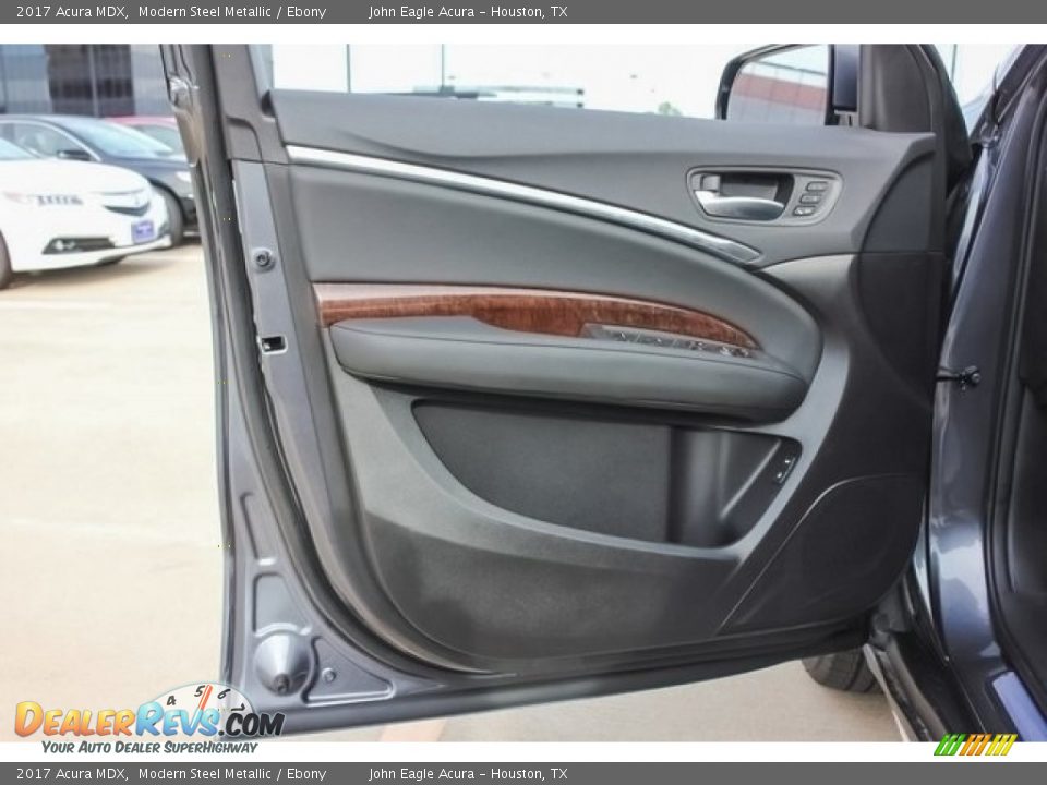 2017 Acura MDX Modern Steel Metallic / Ebony Photo #15