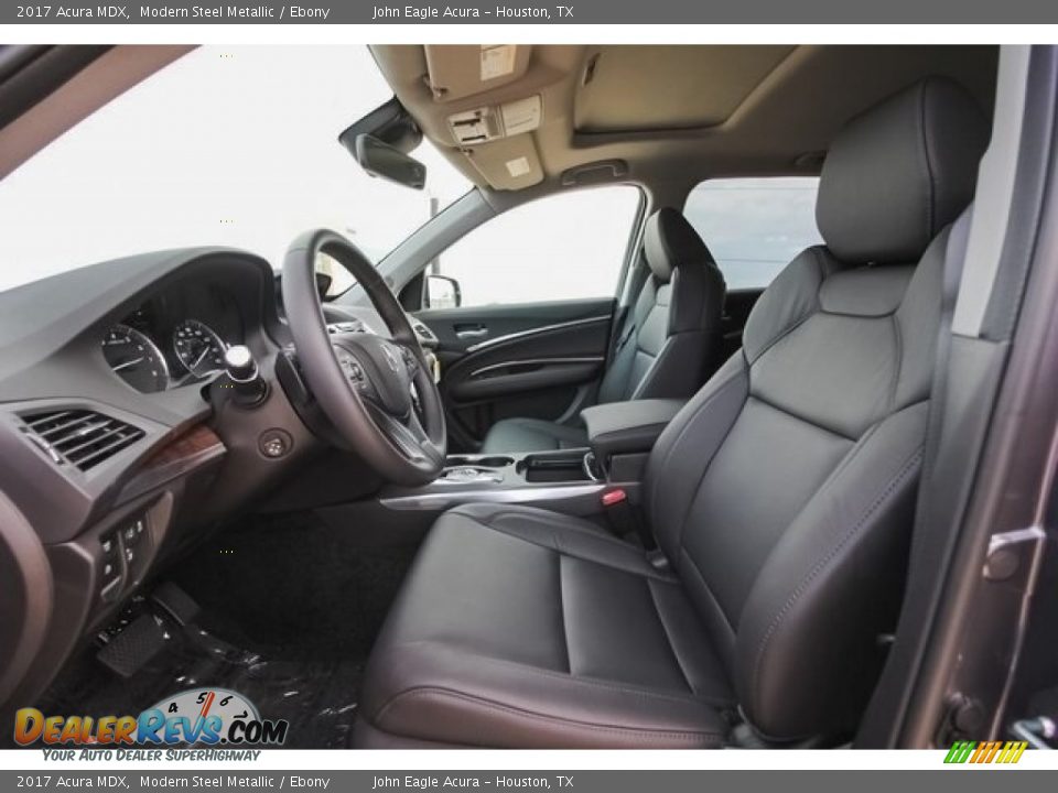 2017 Acura MDX Modern Steel Metallic / Ebony Photo #18