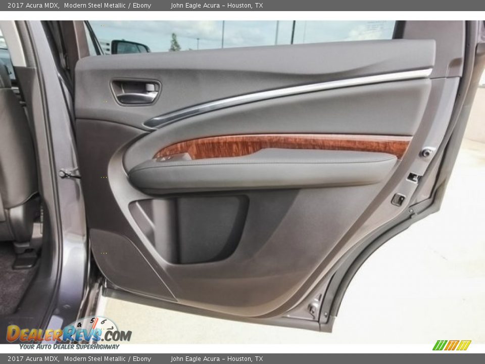 2017 Acura MDX Modern Steel Metallic / Ebony Photo #24
