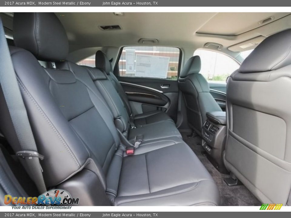 2017 Acura MDX Modern Steel Metallic / Ebony Photo #25