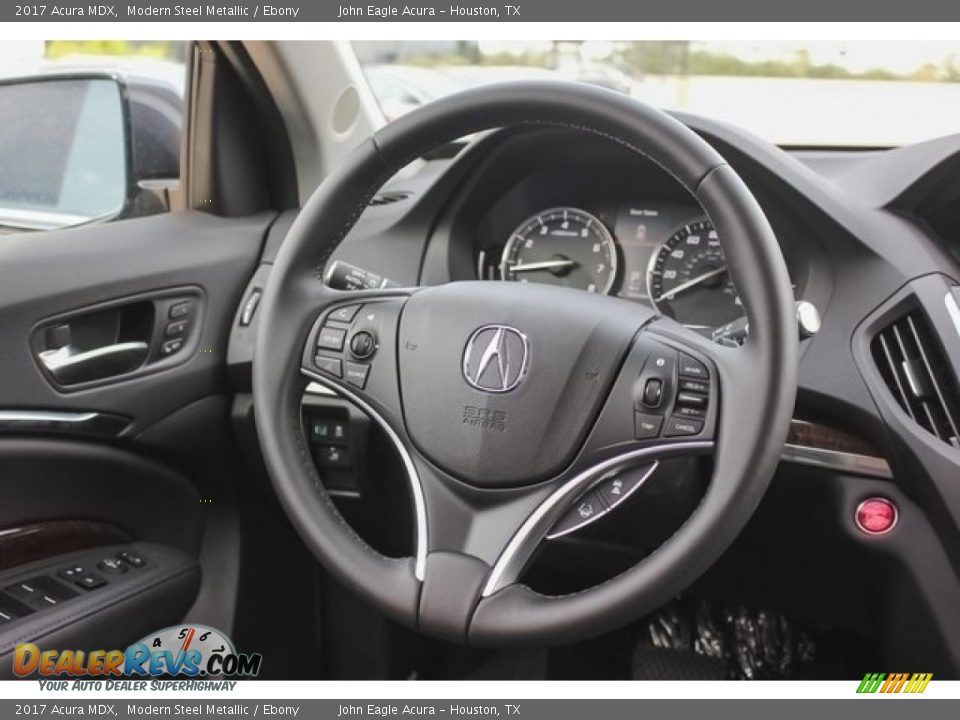 2017 Acura MDX Modern Steel Metallic / Ebony Photo #32