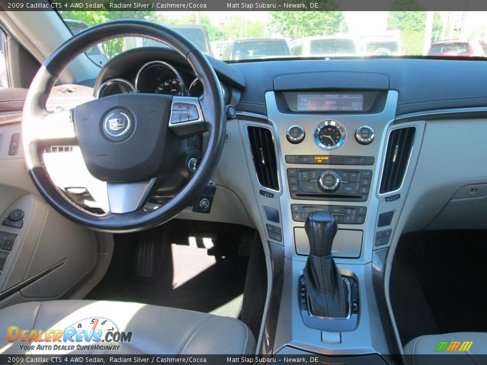 2009 Cadillac CTS 4 AWD Sedan Radiant Silver / Cashmere/Cocoa Photo #10