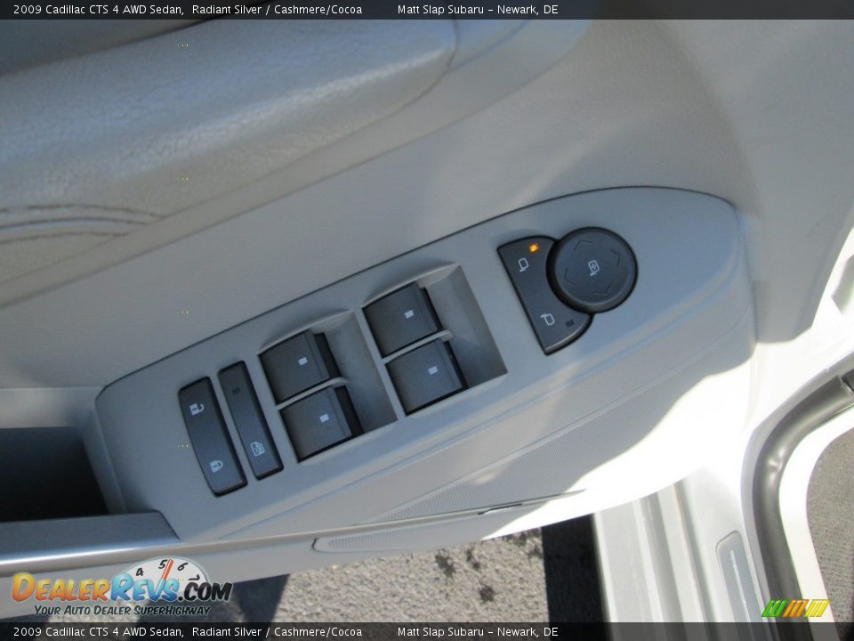 2009 Cadillac CTS 4 AWD Sedan Radiant Silver / Cashmere/Cocoa Photo #14