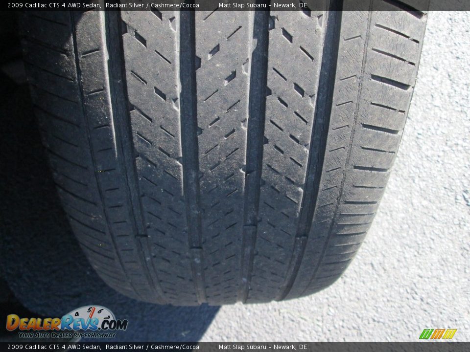 2009 Cadillac CTS 4 AWD Sedan Radiant Silver / Cashmere/Cocoa Photo #22