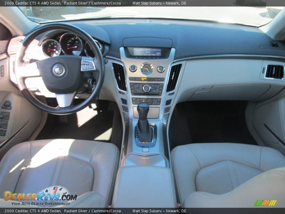 2009 Cadillac CTS 4 AWD Sedan Radiant Silver / Cashmere/Cocoa Photo #23