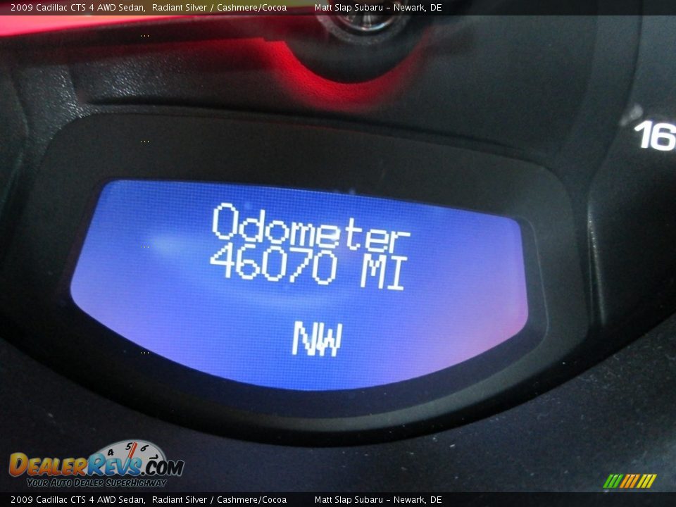 2009 Cadillac CTS 4 AWD Sedan Radiant Silver / Cashmere/Cocoa Photo #27