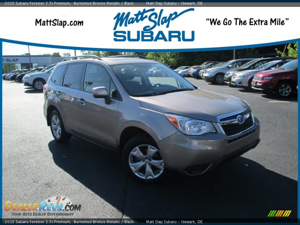 2015 Subaru Forester 2.5i Premium Burnished Bronze Metallic / Black Photo #1