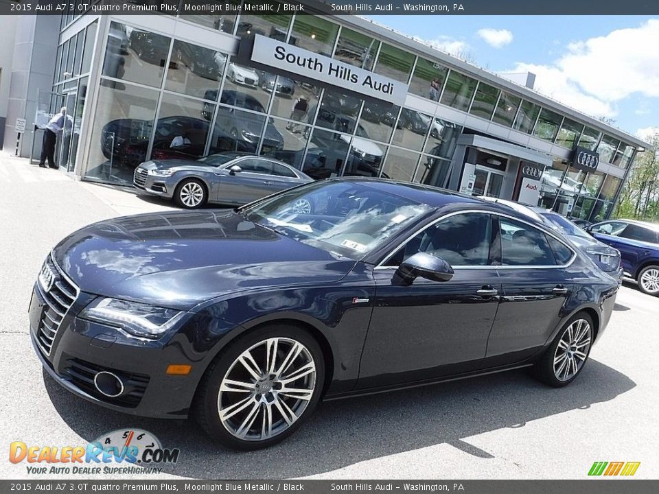 2015 Audi A7 3.0T quattro Premium Plus Moonlight Blue Metallic / Black Photo #1