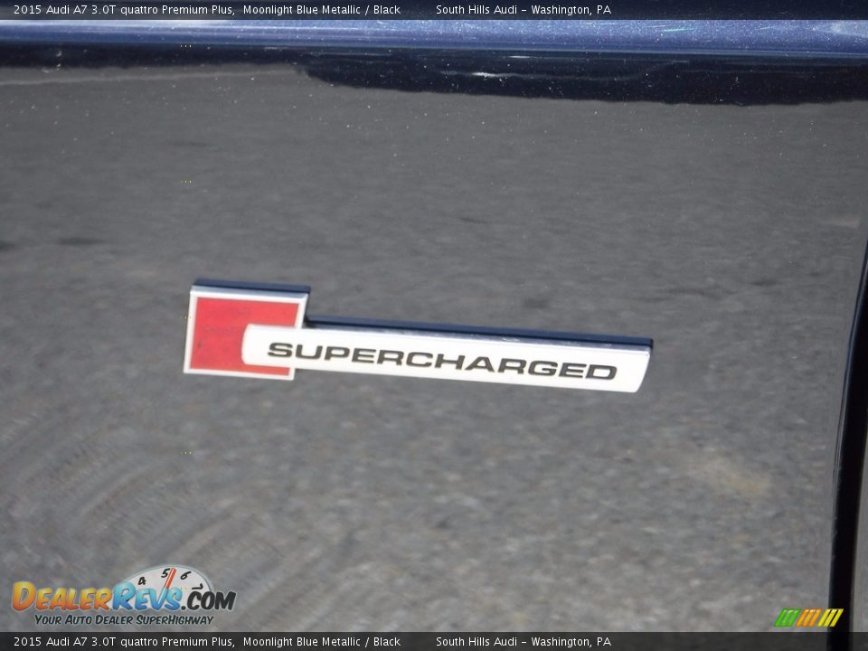 2015 Audi A7 3.0T quattro Premium Plus Moonlight Blue Metallic / Black Photo #5
