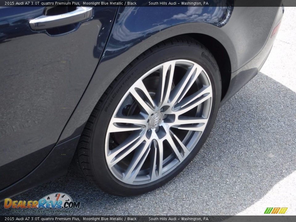 2015 Audi A7 3.0T quattro Premium Plus Moonlight Blue Metallic / Black Photo #6