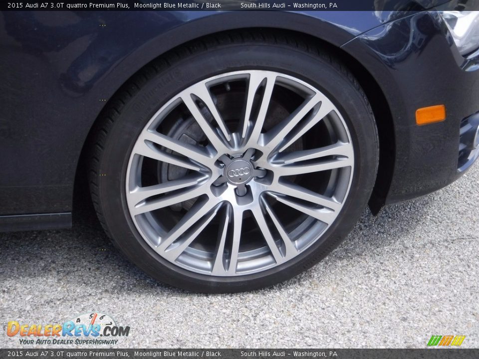 2015 Audi A7 3.0T quattro Premium Plus Moonlight Blue Metallic / Black Photo #12