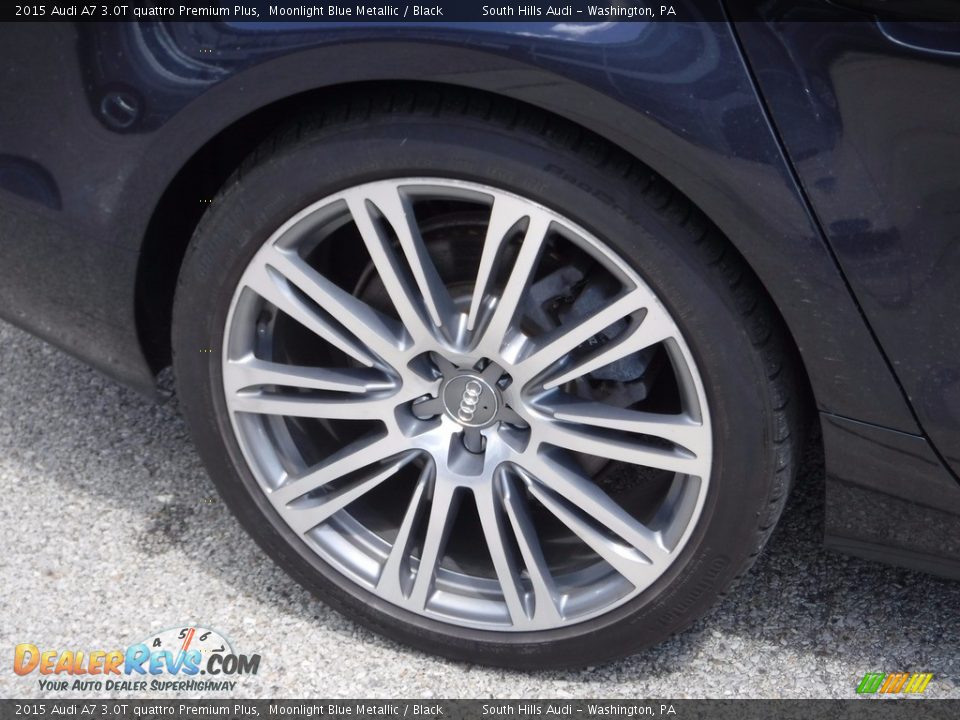 2015 Audi A7 3.0T quattro Premium Plus Moonlight Blue Metallic / Black Photo #13