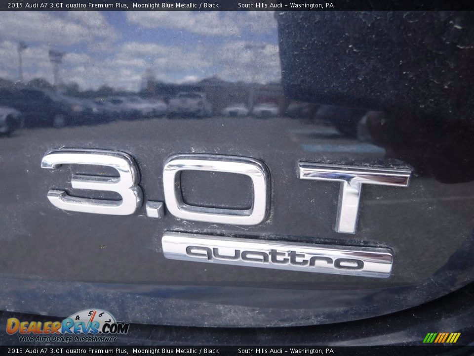 2015 Audi A7 3.0T quattro Premium Plus Moonlight Blue Metallic / Black Photo #15