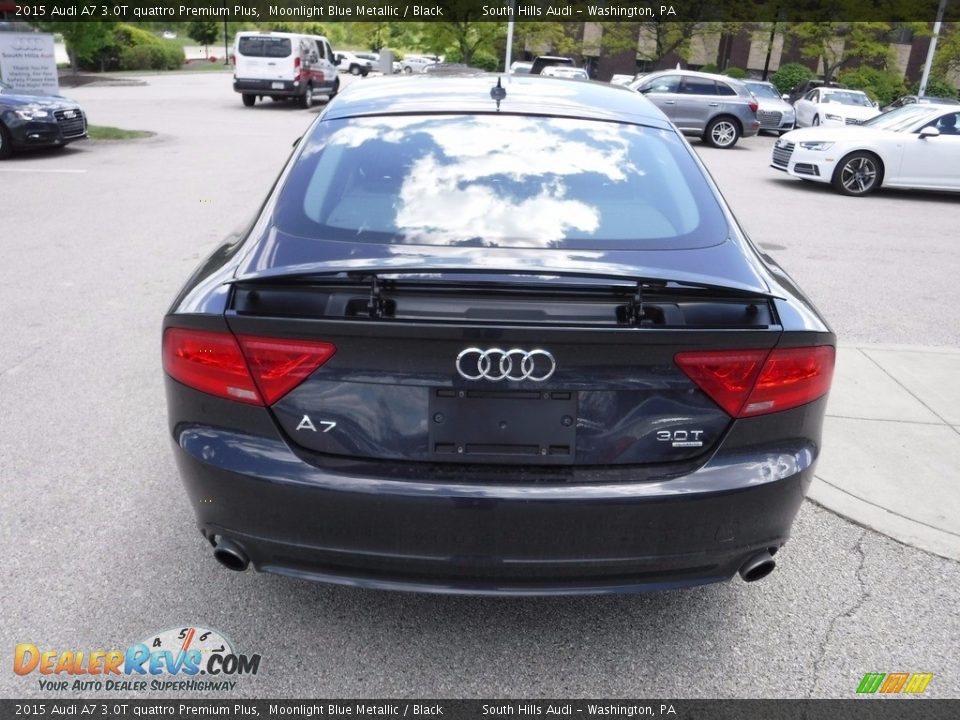 2015 Audi A7 3.0T quattro Premium Plus Moonlight Blue Metallic / Black Photo #16