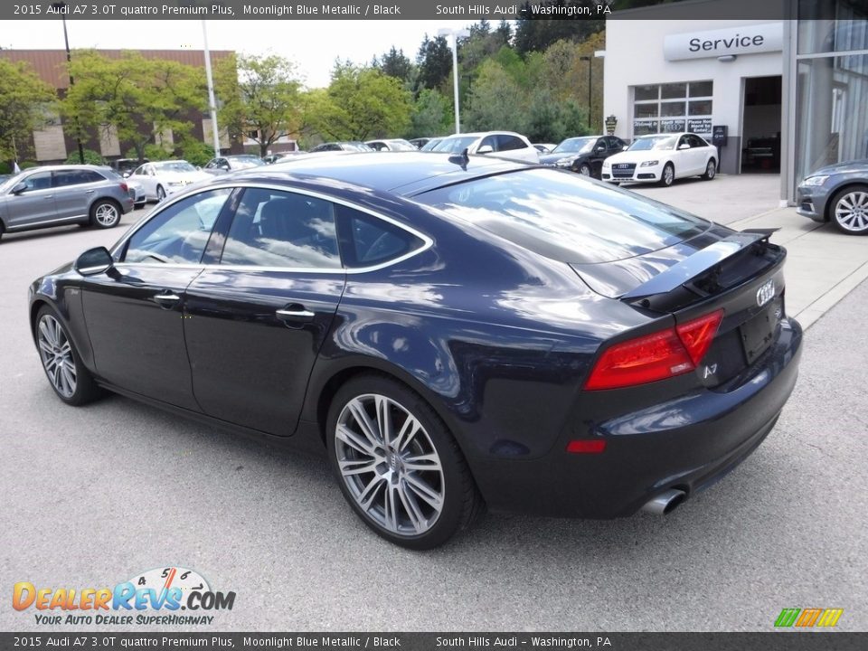2015 Audi A7 3.0T quattro Premium Plus Moonlight Blue Metallic / Black Photo #17