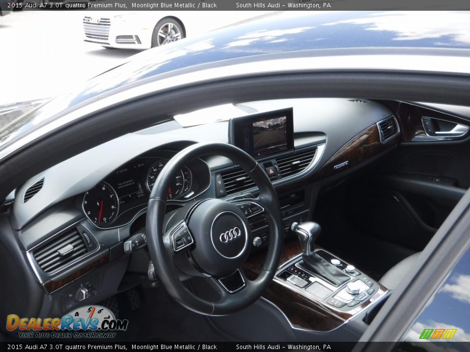 2015 Audi A7 3.0T quattro Premium Plus Moonlight Blue Metallic / Black Photo #19