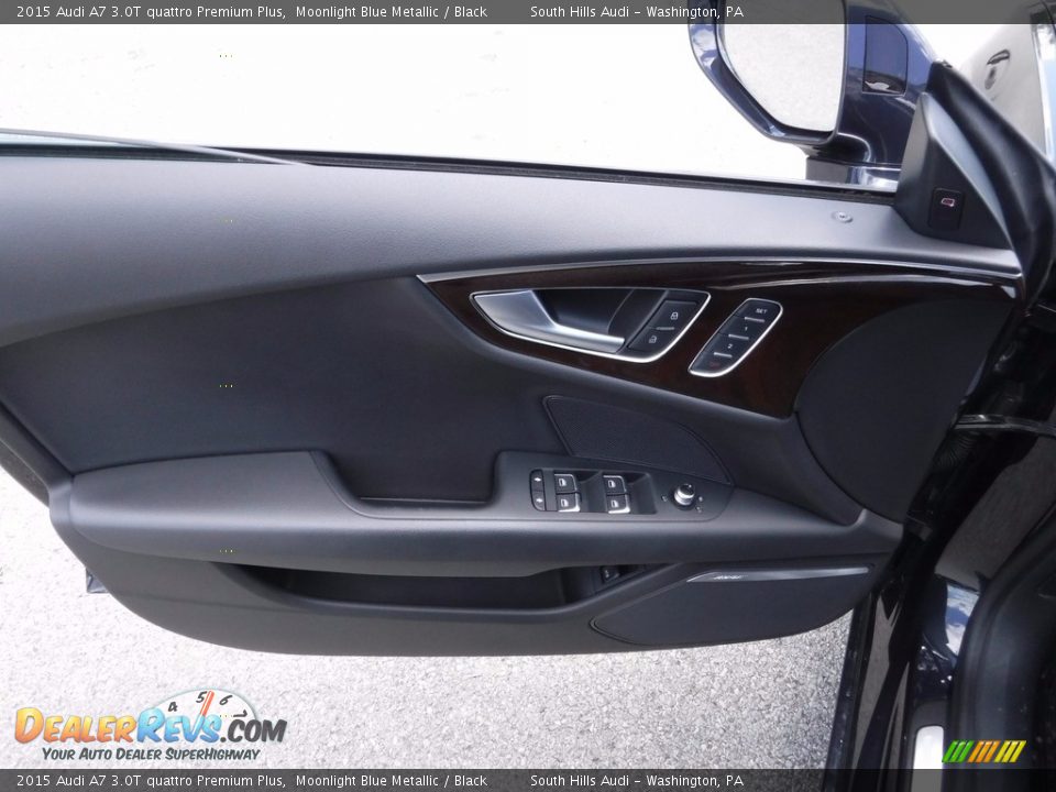 2015 Audi A7 3.0T quattro Premium Plus Moonlight Blue Metallic / Black Photo #22
