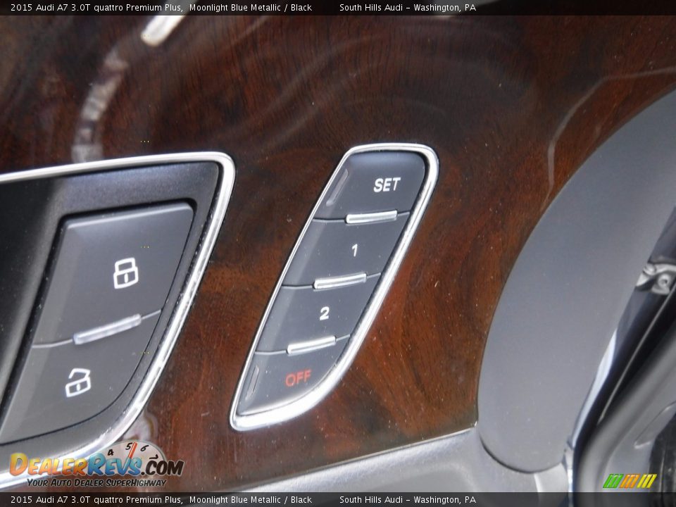 2015 Audi A7 3.0T quattro Premium Plus Moonlight Blue Metallic / Black Photo #23