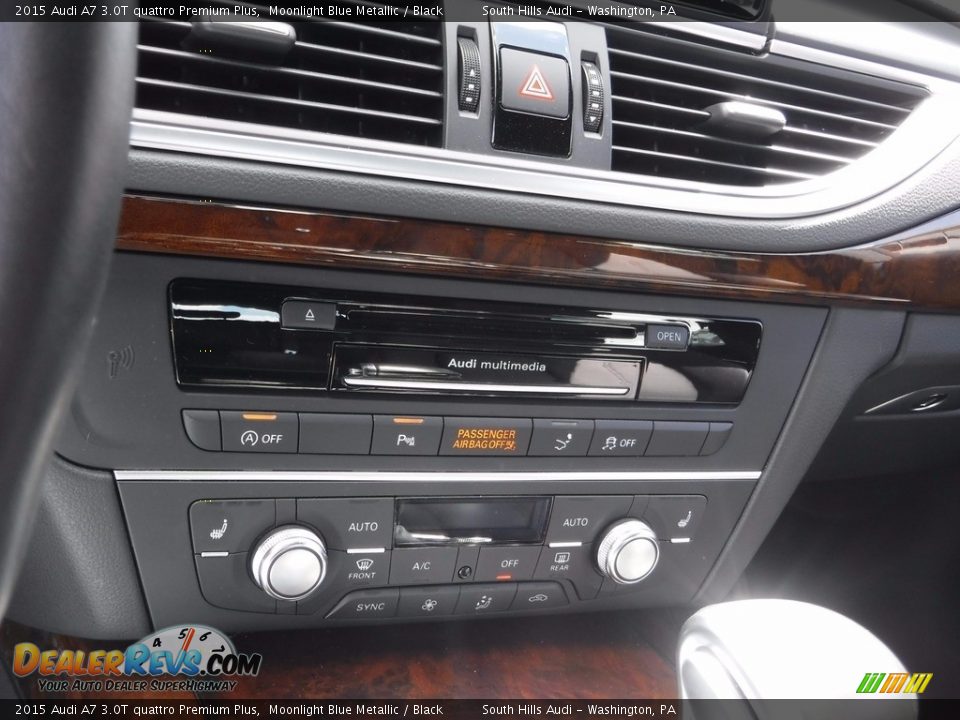 2015 Audi A7 3.0T quattro Premium Plus Moonlight Blue Metallic / Black Photo #27
