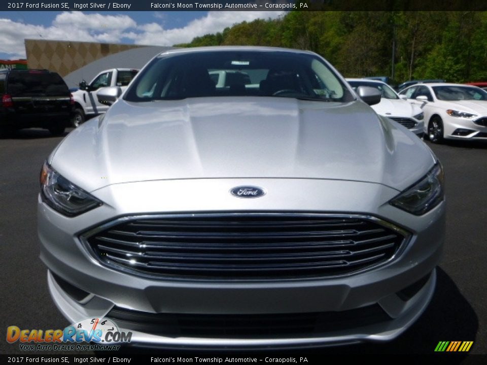 2017 Ford Fusion SE Ingot Silver / Ebony Photo #4