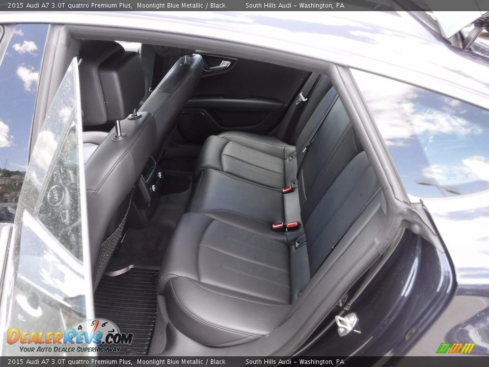 2015 Audi A7 3.0T quattro Premium Plus Moonlight Blue Metallic / Black Photo #35