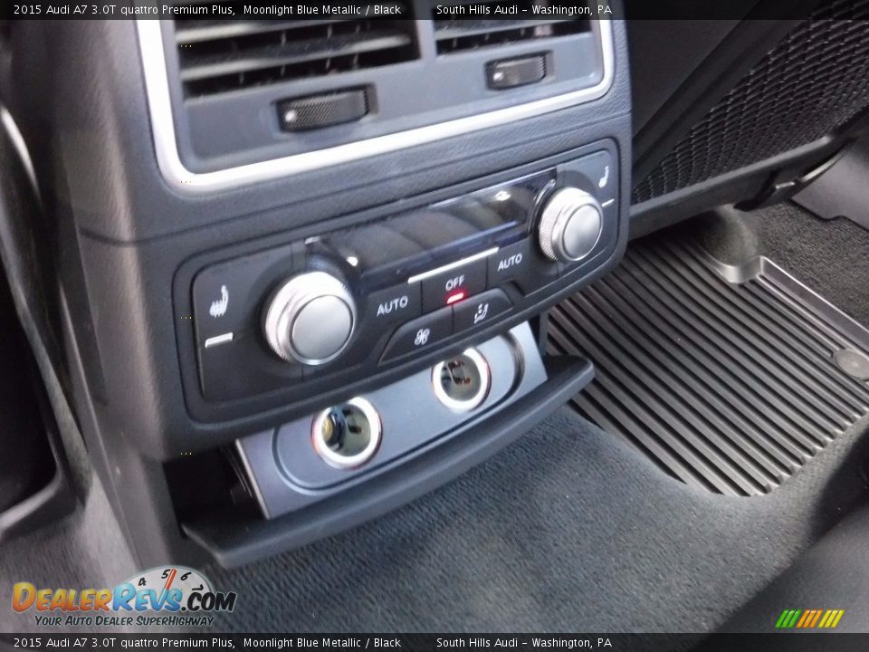 2015 Audi A7 3.0T quattro Premium Plus Moonlight Blue Metallic / Black Photo #36