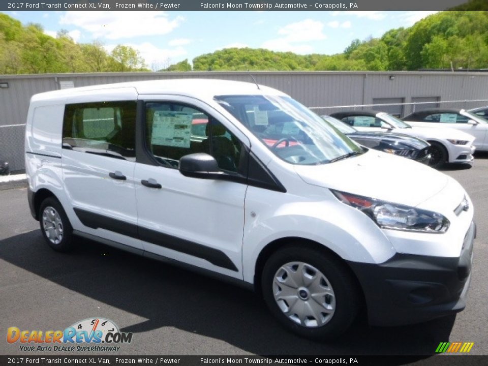 2017 Ford Transit Connect XL Van Frozen White / Pewter Photo #3