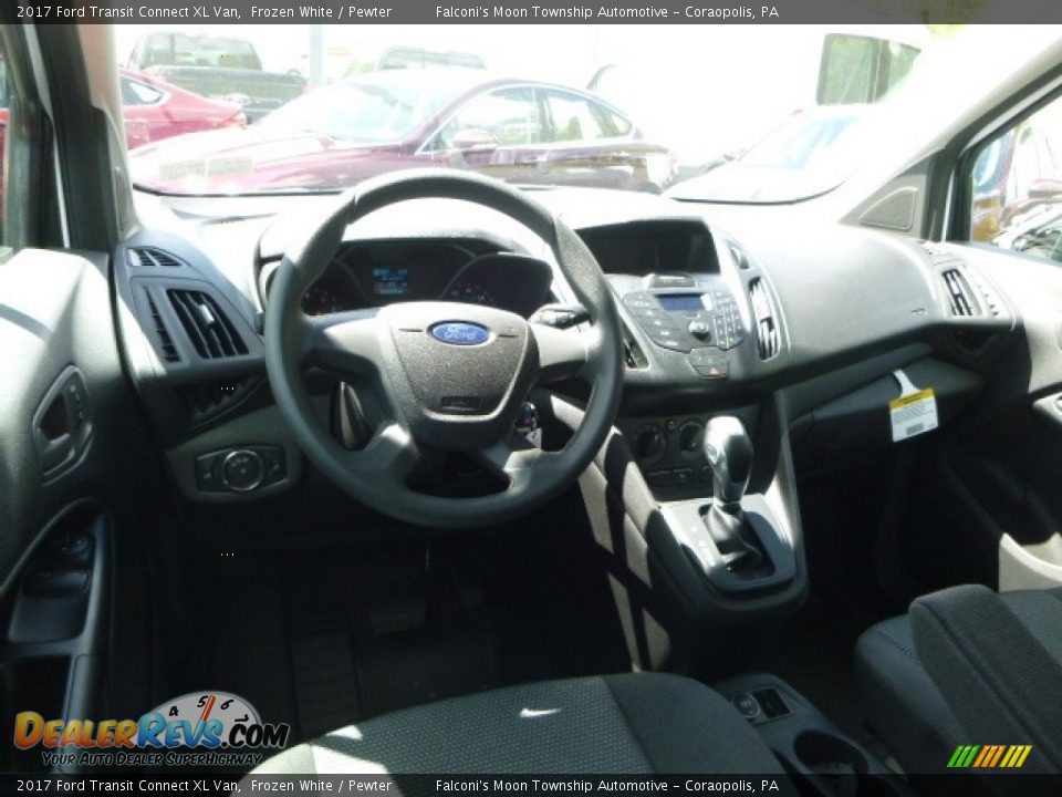 2017 Ford Transit Connect XL Van Frozen White / Pewter Photo #9