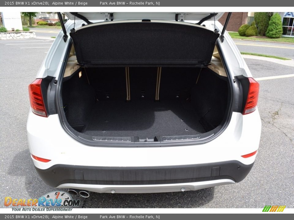2015 BMW X1 xDrive28i Alpine White / Beige Photo #22