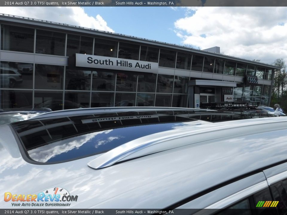 2014 Audi Q7 3.0 TFSI quattro Ice Silver Metallic / Black Photo #3