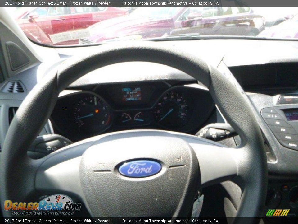 2017 Ford Transit Connect XL Van Frozen White / Pewter Photo #14