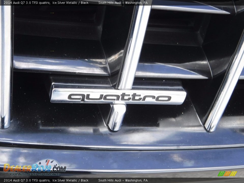 2014 Audi Q7 3.0 TFSI quattro Ice Silver Metallic / Black Photo #7