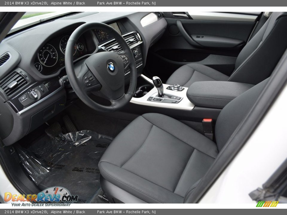 2014 BMW X3 xDrive28i Alpine White / Black Photo #10