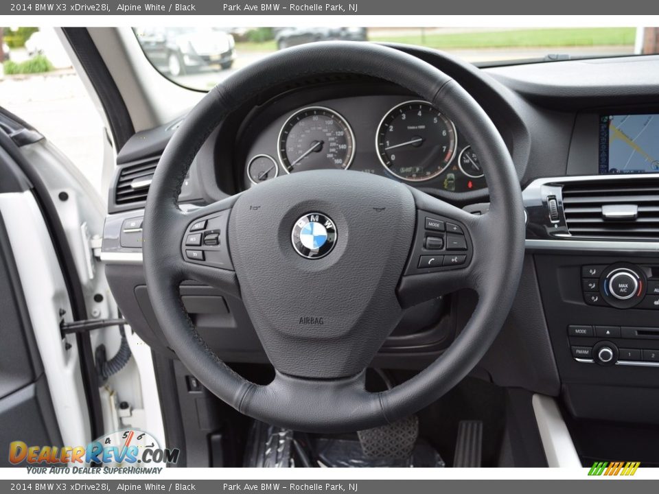 2014 BMW X3 xDrive28i Alpine White / Black Photo #18