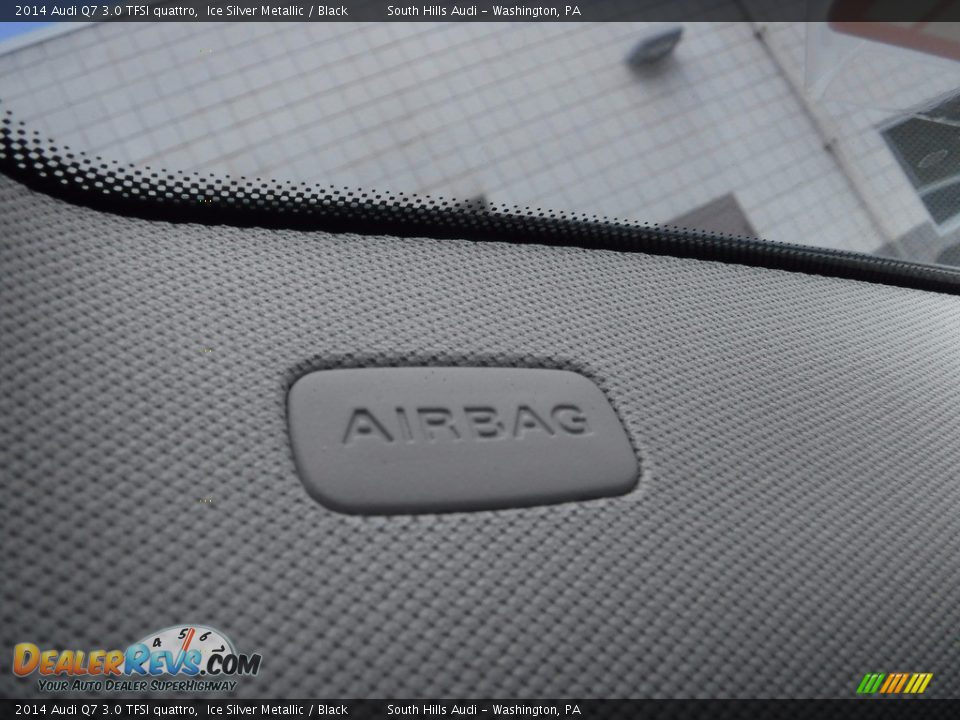 2014 Audi Q7 3.0 TFSI quattro Ice Silver Metallic / Black Photo #31