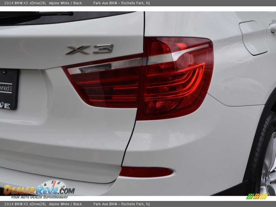 2014 BMW X3 xDrive28i Alpine White / Black Photo #23