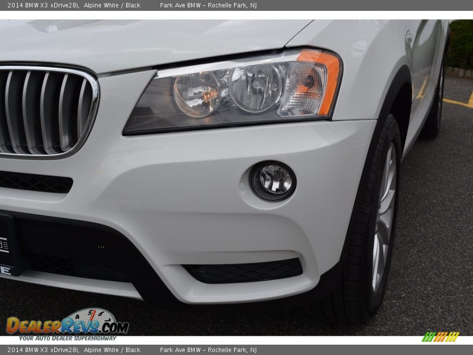 2014 BMW X3 xDrive28i Alpine White / Black Photo #31