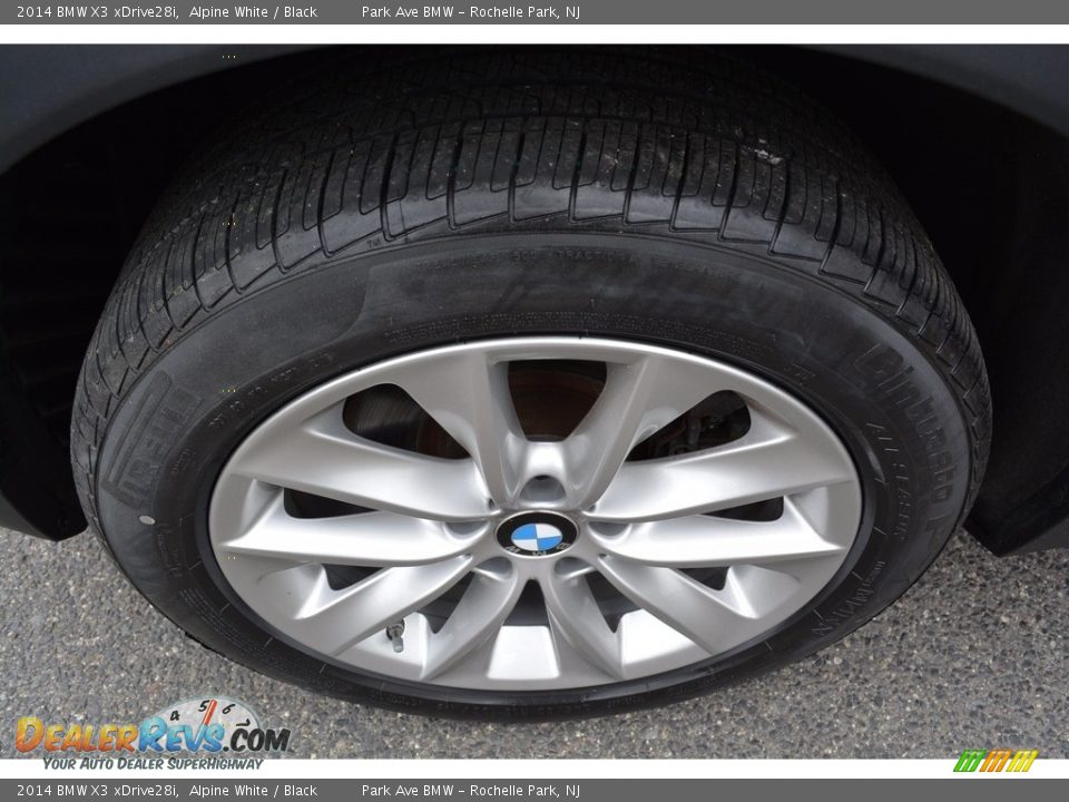 2014 BMW X3 xDrive28i Alpine White / Black Photo #33